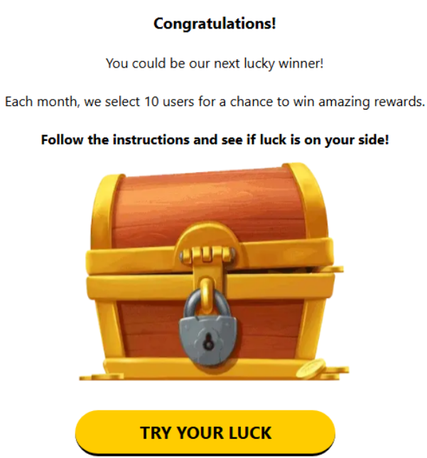 See whats in your Treasure Box!